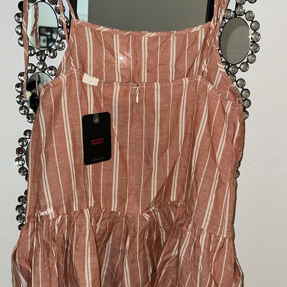 Levi's Rori Stripped Shorts Romper - Picture 6 of 7